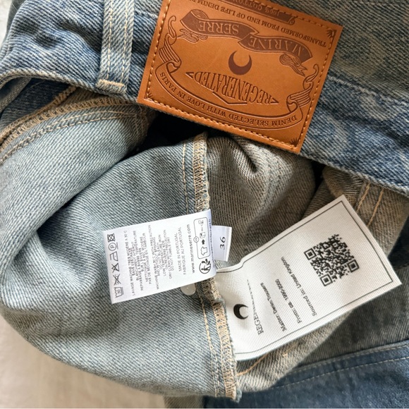 Marine Serre Gold Line Jeans - Picture 4 of 10